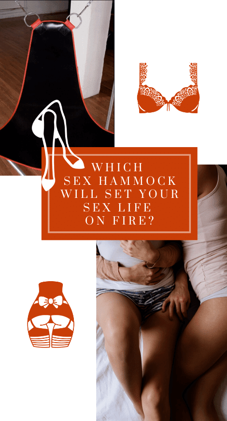 Sex hammock with stirrups