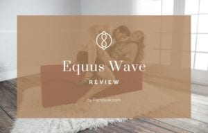Woman with man sit on Equus Wave