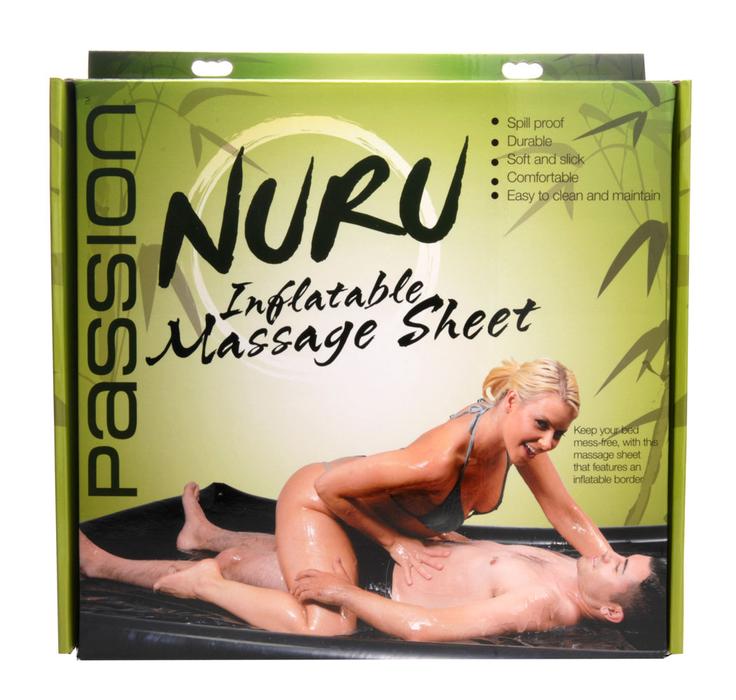 Nuru Inflatable Vinyl Massage Sheet in the box