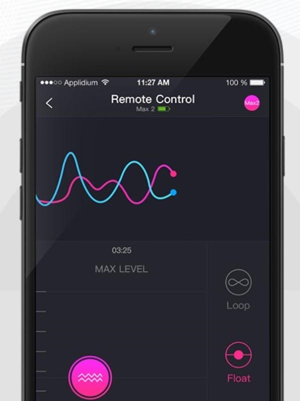 Max 2 male sex machine app view