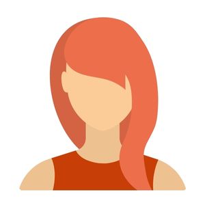 Woman with ginger hair
