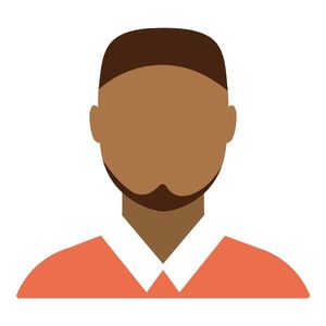 Black man with a beard