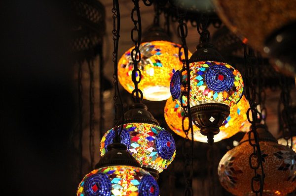 Colorful lamps