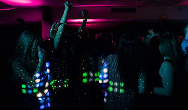 People dancing in a club