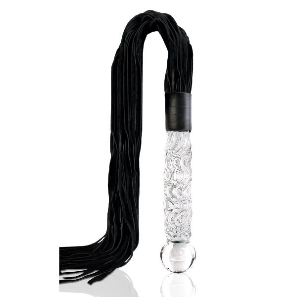 Icicles No. 38 Hand Blown Glass Whip