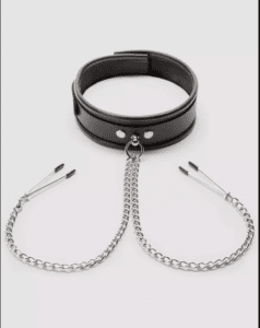 nipple clamp with collar