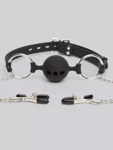 nipple clamps with ball gag